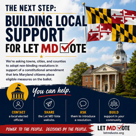 Next Steps Building Local Support for Letmdvote